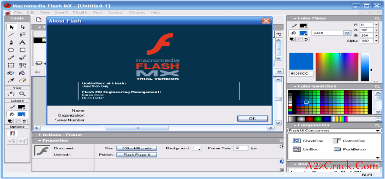 macromedia flash download free trial